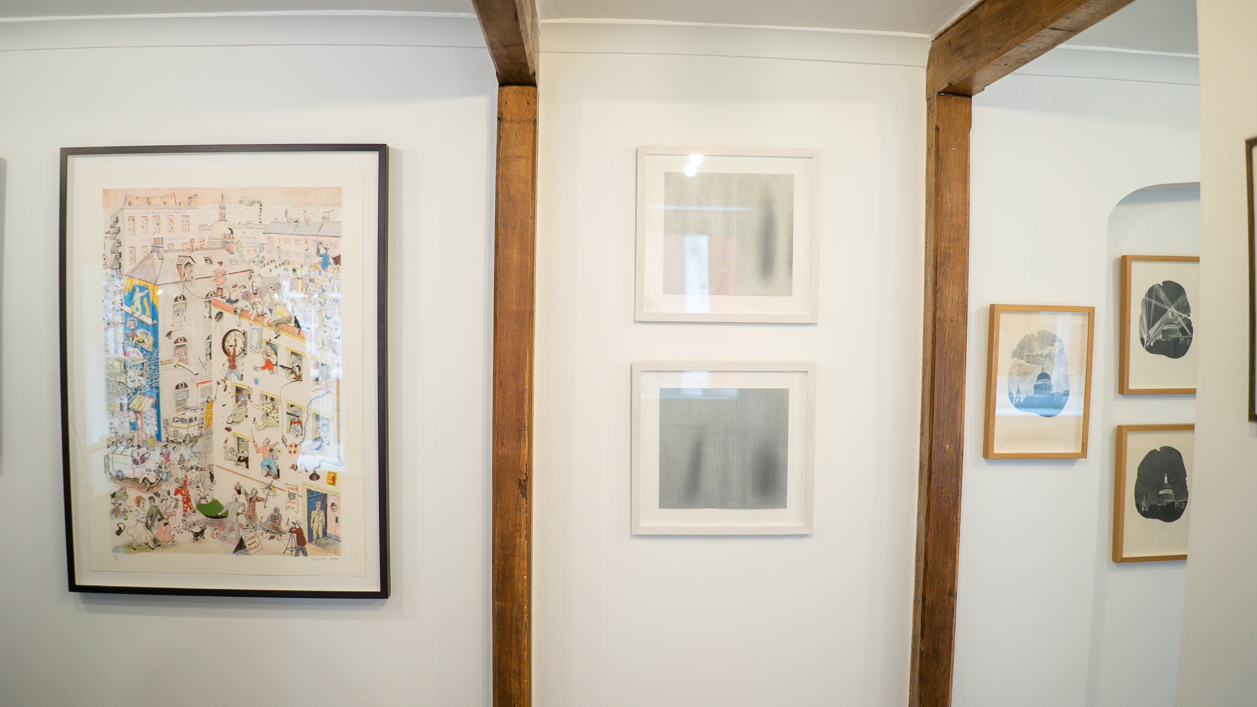 l-r: Chris Orr / Rebecca Salter / Anne Desmet