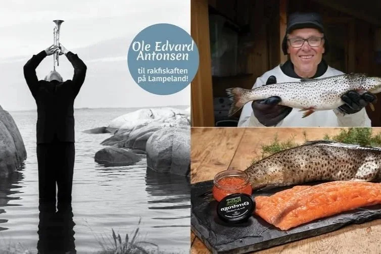 Rakfiskaften med Ole Edvard Antonsen på Lampeland Hotell