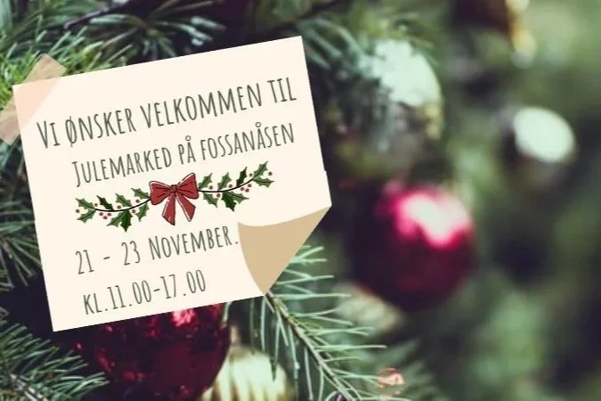 Julemarked på Fossanåsen i Flesberg