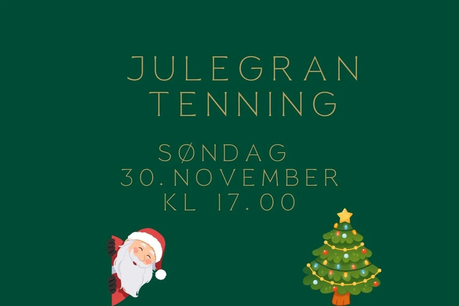 Juletretenning og salgsmesse i Veggli