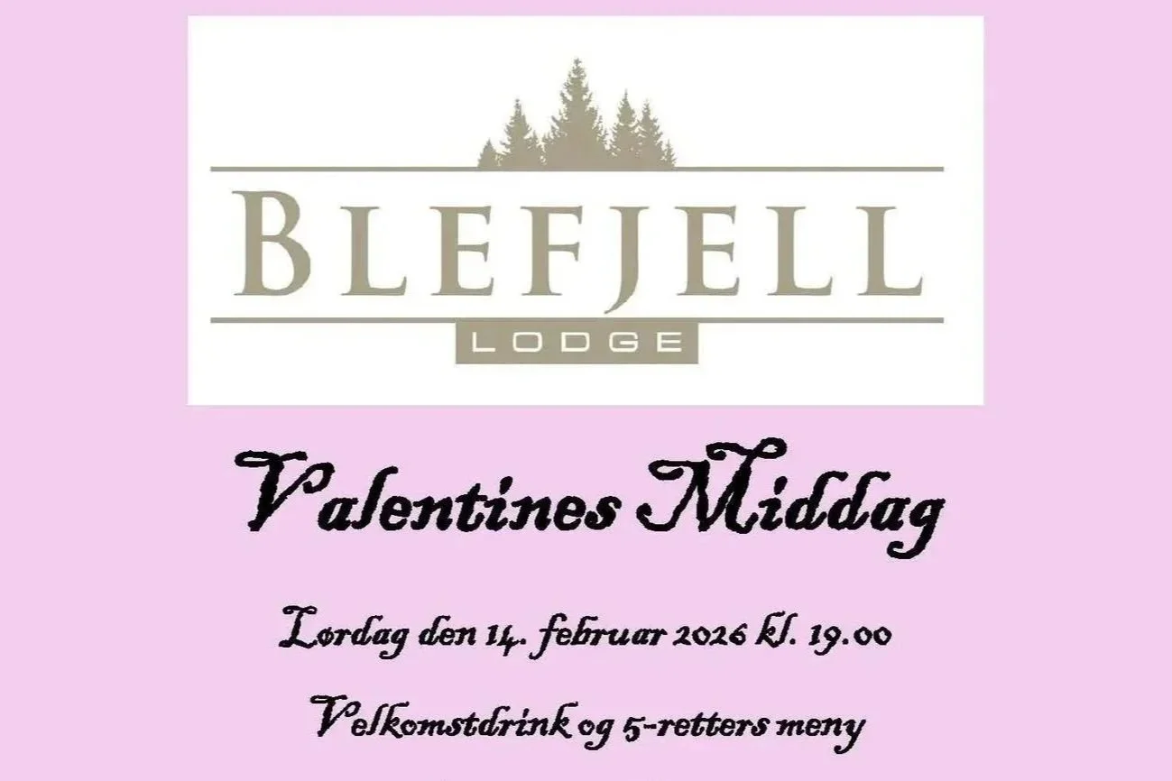 Valentines middag på Blefjell Lodge 