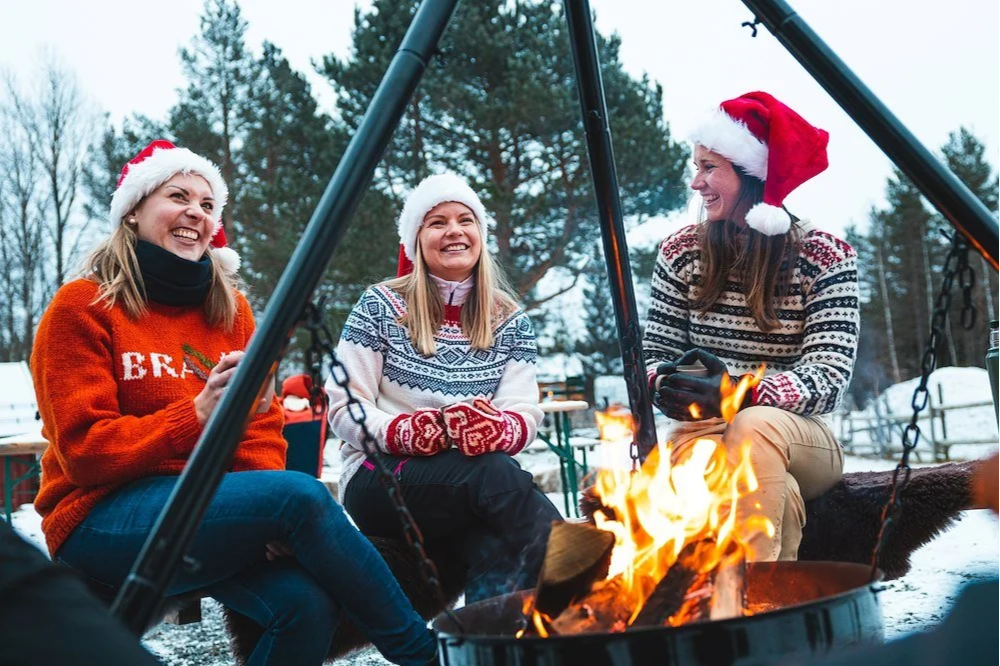 Familiejulebord hos Søstrene Storaas