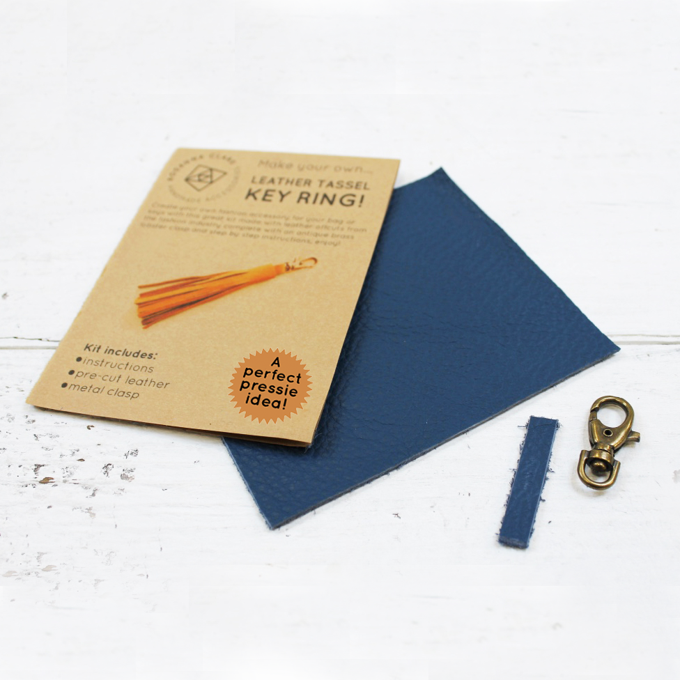 Leather Tassel Key ring Kit