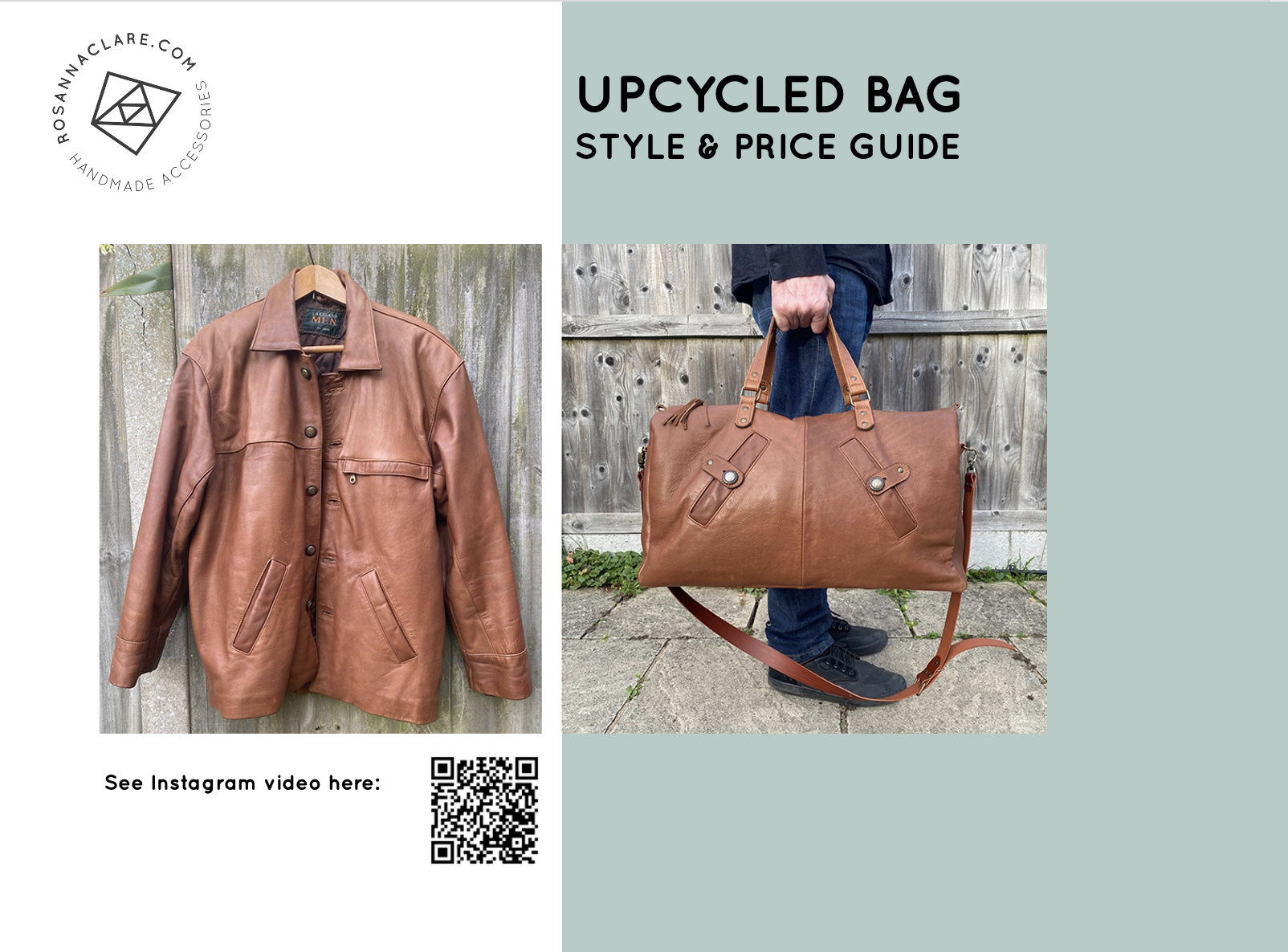 Upcycled Leather Bag Styles & Price Guide