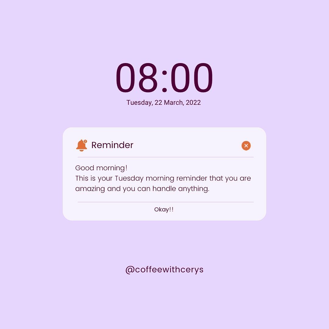 Tuesday reminder!!🧡

Tag someone in the comments who needs this reminder👇🏻
&bull;
&bull;
&bull;
#coffeewithcerys #chattycaptioncommunity #seethegram #adoseofus #selfloveclub #bodyacceptance #welshblogger #welshbloggers #liverpoolblogger #liverpool