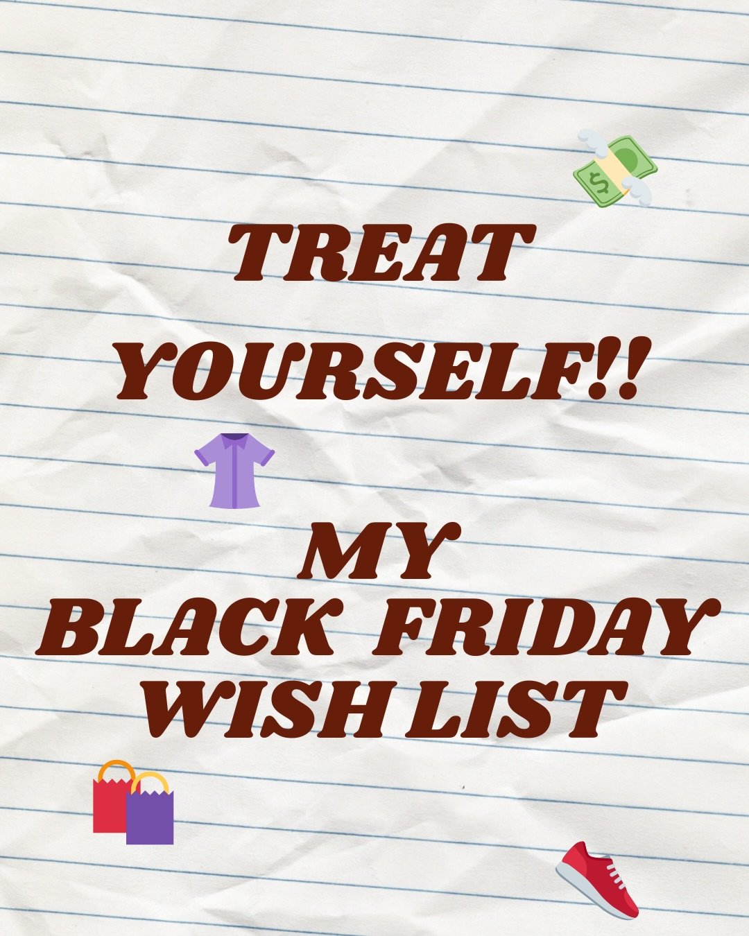 Black Friday is 1 week today, but most places already have their deals live - which feels like the perfect excuse to make a little &ldquo;treat yourself&rdquo; wish list! 

This year&rsquo;s list is a mix of cosy essentials, a gift, and something I&r
