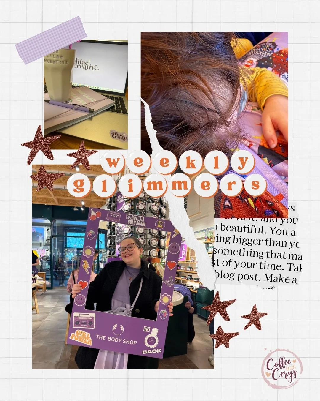 Yes my glimmers will usually include food&hellip;but I just love food okay😂

This was a week of good food, cosy moments and good vibes✨

#CoffeeWithCerys #EveryDayJoy #MumLifeUK