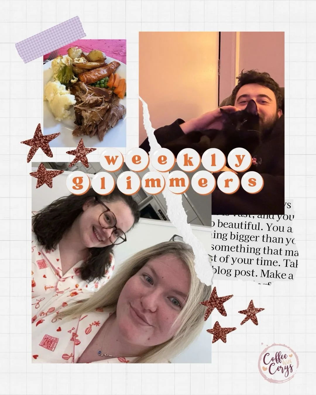 I love building this community and having a gorgeous team of gals writing for Coffee With Cerys and creating content that I&rsquo;m passionate about, but sometimes I fall behind - I&rsquo;m sorry!!

Behind the scenes the last few weeks have looked li