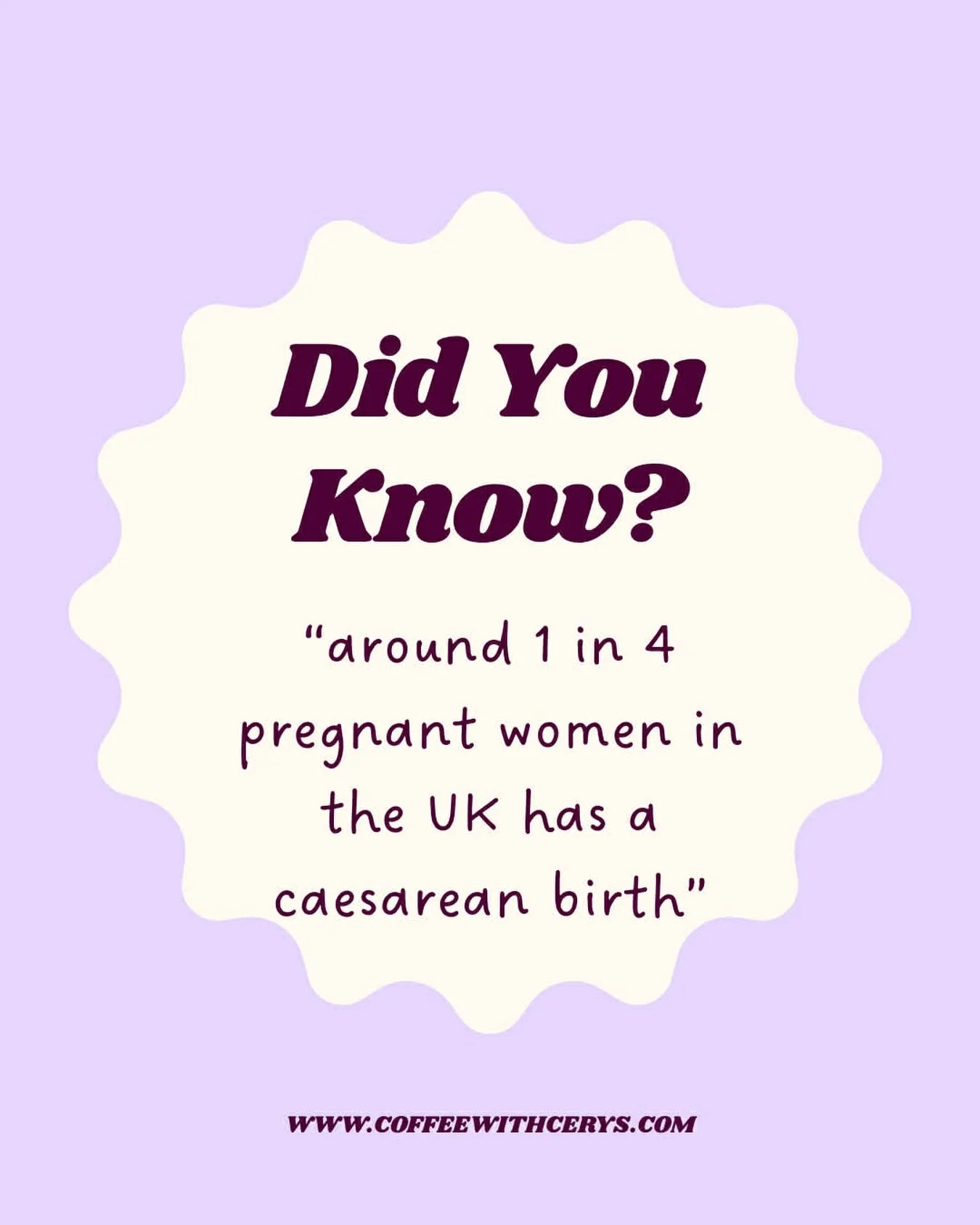 Did you know around 1 in 4 pregnant women has a caesarean birth?

It&rsquo;s a statistic that actually really surprised me when I first read it. Caesareans are so common, yet so many of us still carry complicated feelings about them - whether that&rs