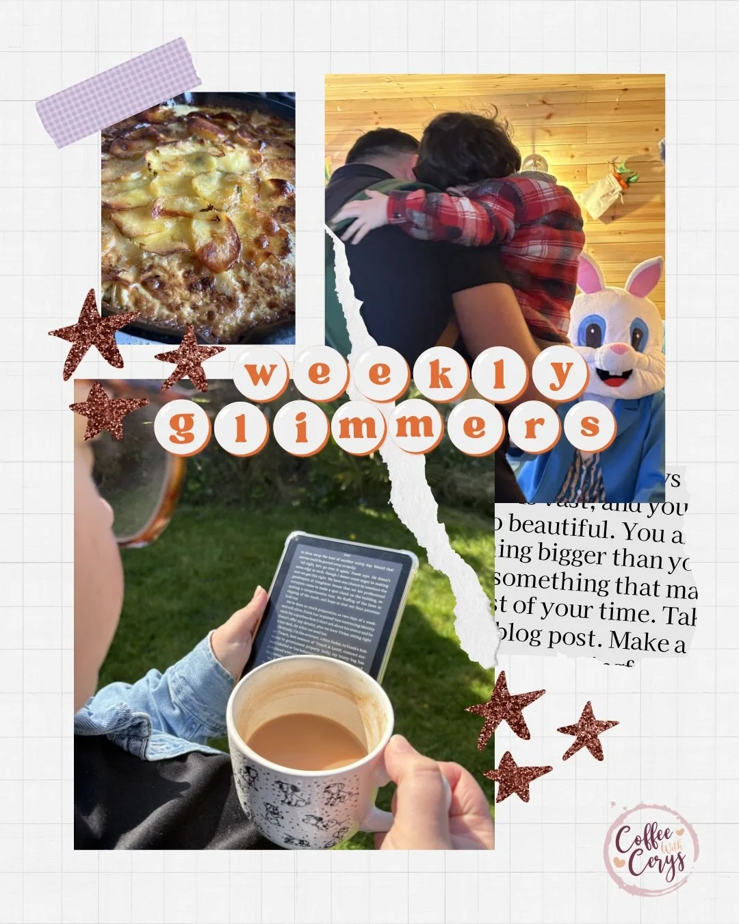 Not sure whether it&rsquo;s post-Easter, toddler Mam life or because I&rsquo;m rebuilding my business, but I have lost all concept of time recently🙃😂

Here some things that have brought my joy recently - from good food (thank you @matt.mitch1995) t