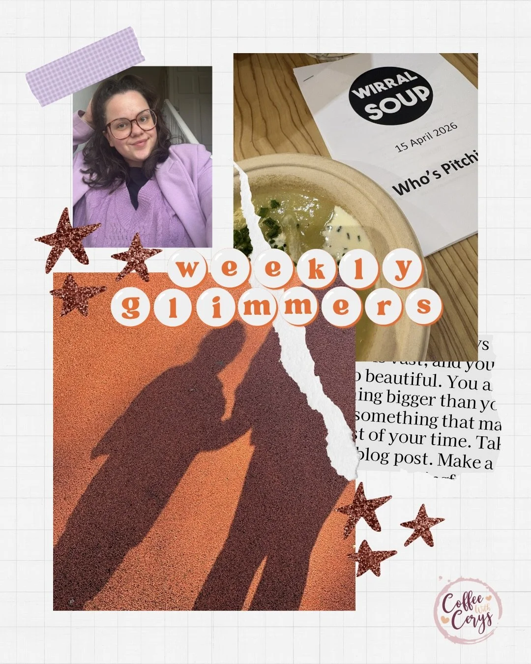 Wholesome days, cat cuddles and good food&hellip;my favourite weeks🥰

Sending you positive vibes for the week🫶🏻

#CoffeeWithCerys #MumLifeUK