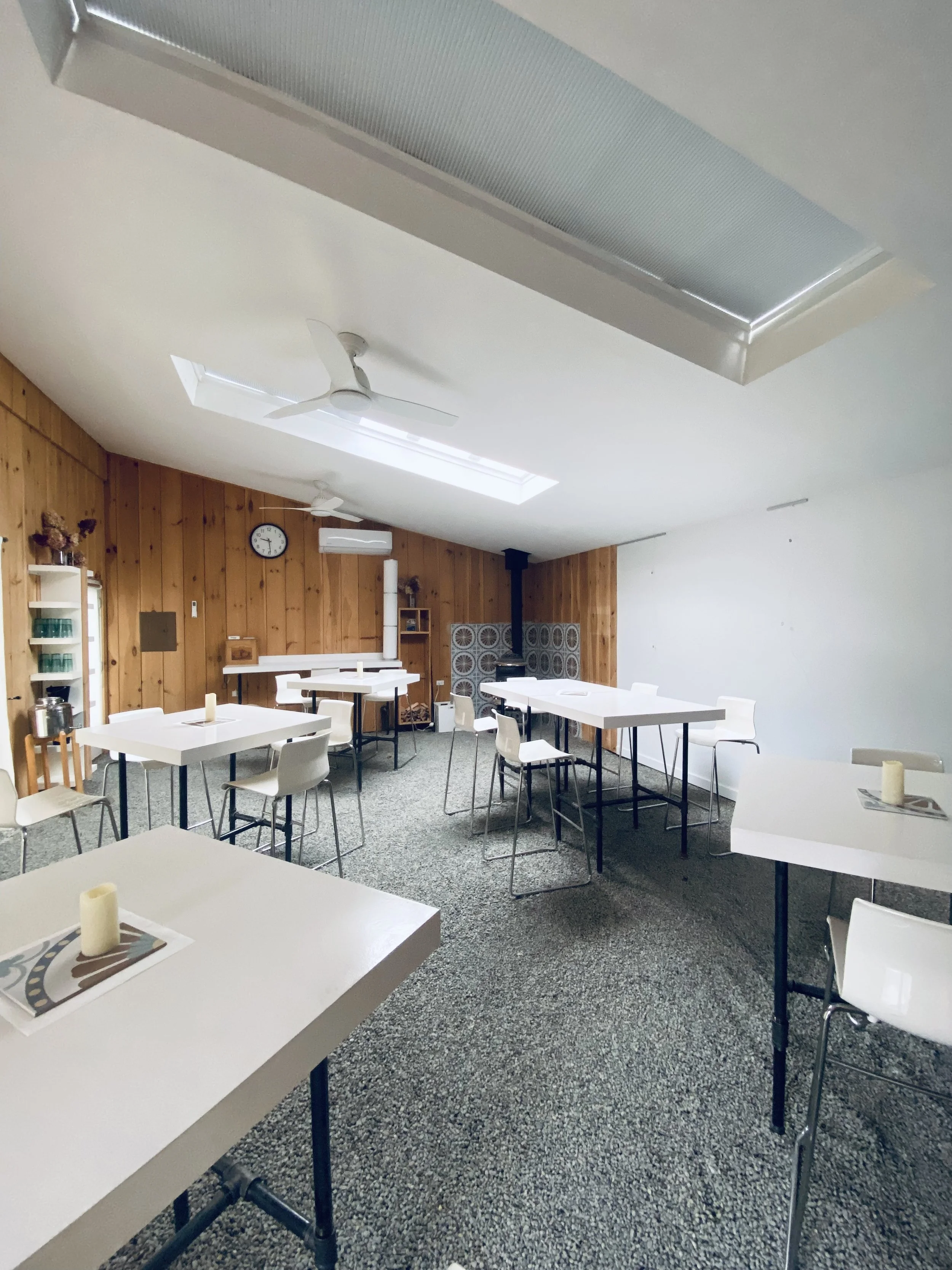 Before installation at a Finger Lakes winery 