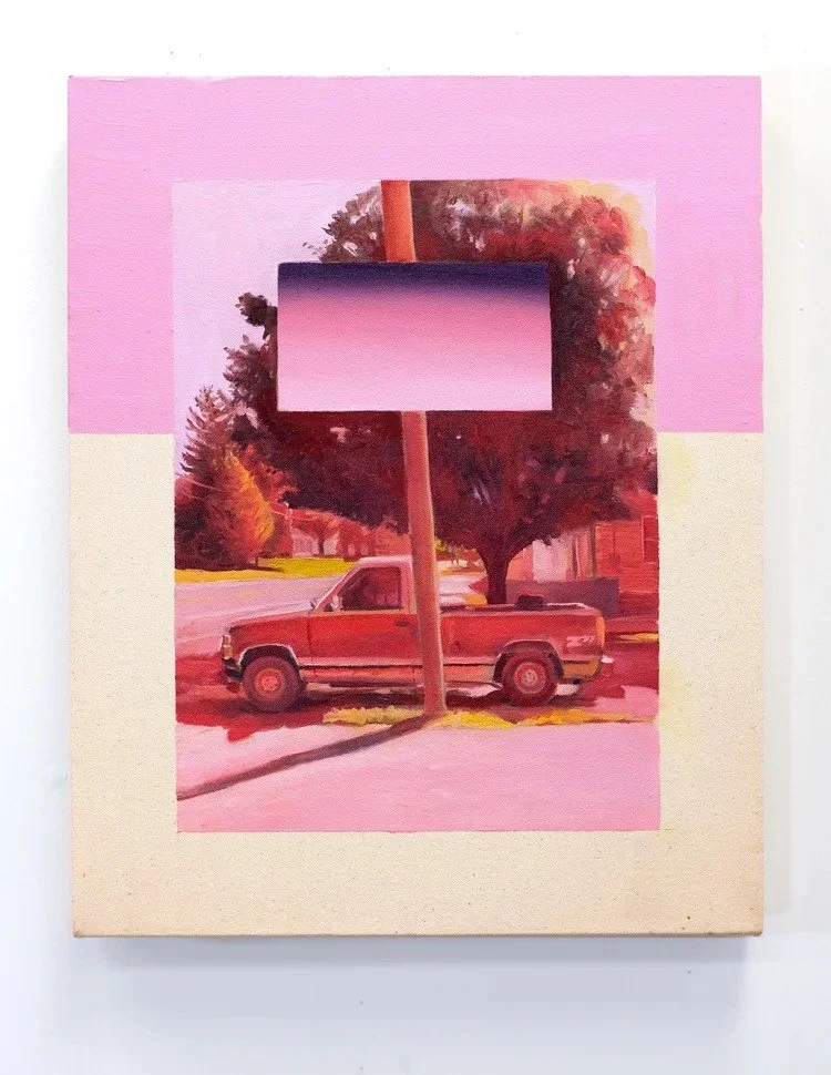 Stephen Alexander Clark, Pickup, 18" x 14.5", oil on canvas, 2023