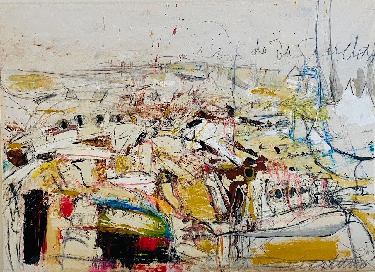 Ralph Turturro, Centro de la Ciudad, 48" x 66”, acrylic and mixed media on canvas, 2026
