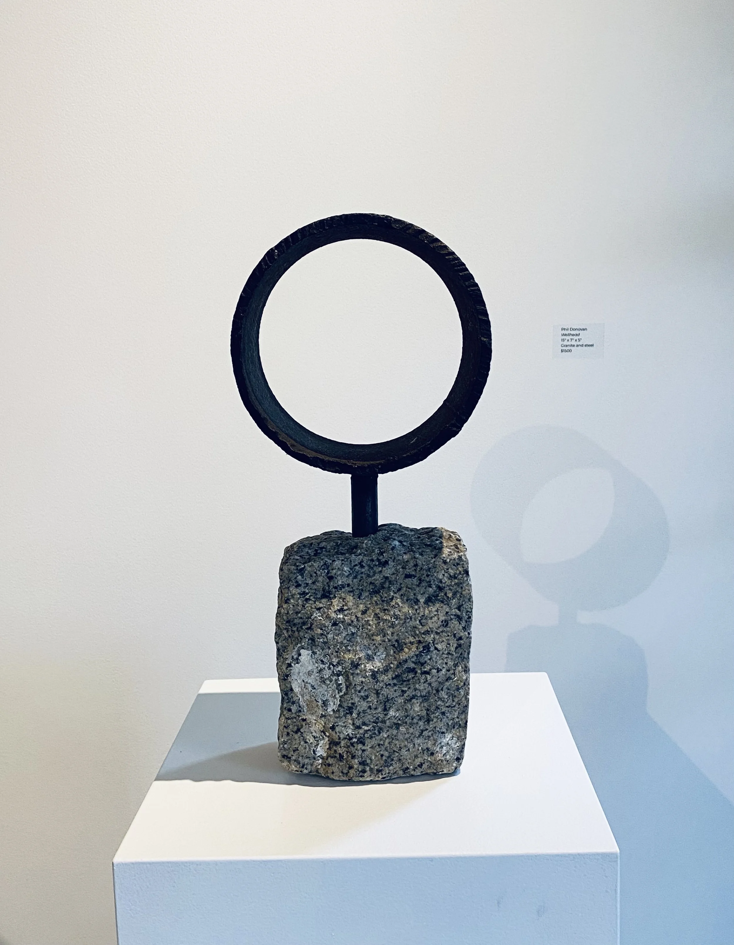 Phil Donovan, Wellhead, 15" x 7" x 5", granite and steel
