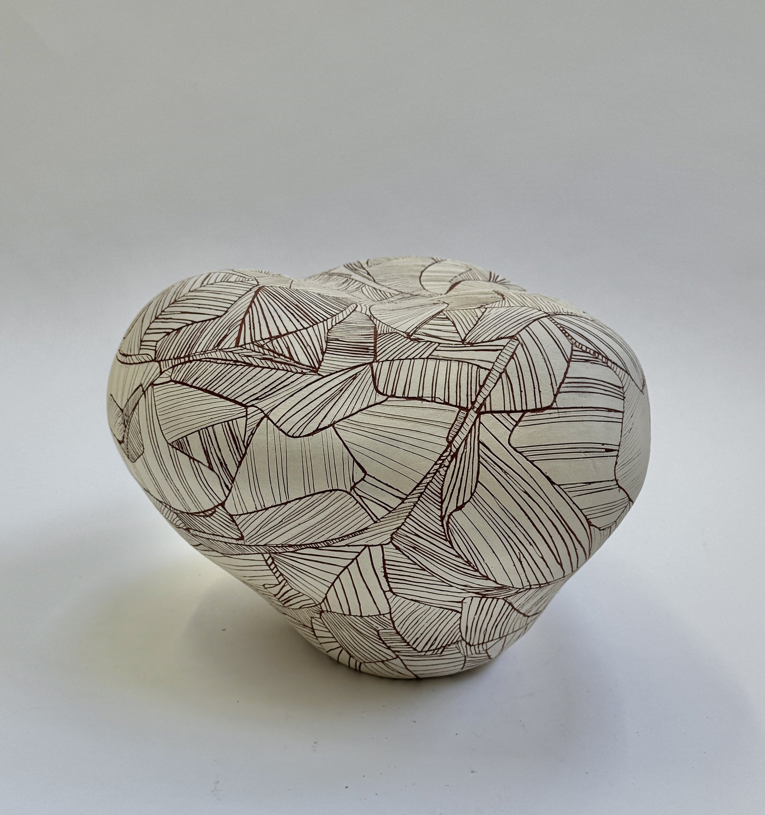 Nadia Stieglitz, Hand Memory, 12” x 12” x 10”
stoneware and porcelain slip, 2026