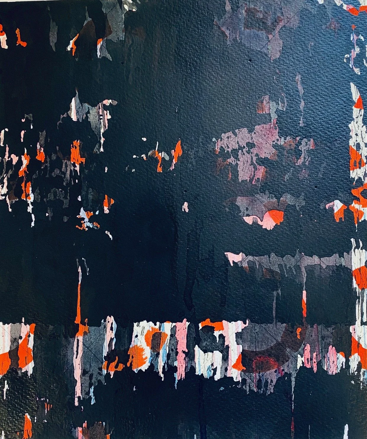 Tim Merrick, Fire Eater of Belleville, 24" x 20" (framed size), Pencil, Sumi Ink on Artist Perforated Paper, 2024