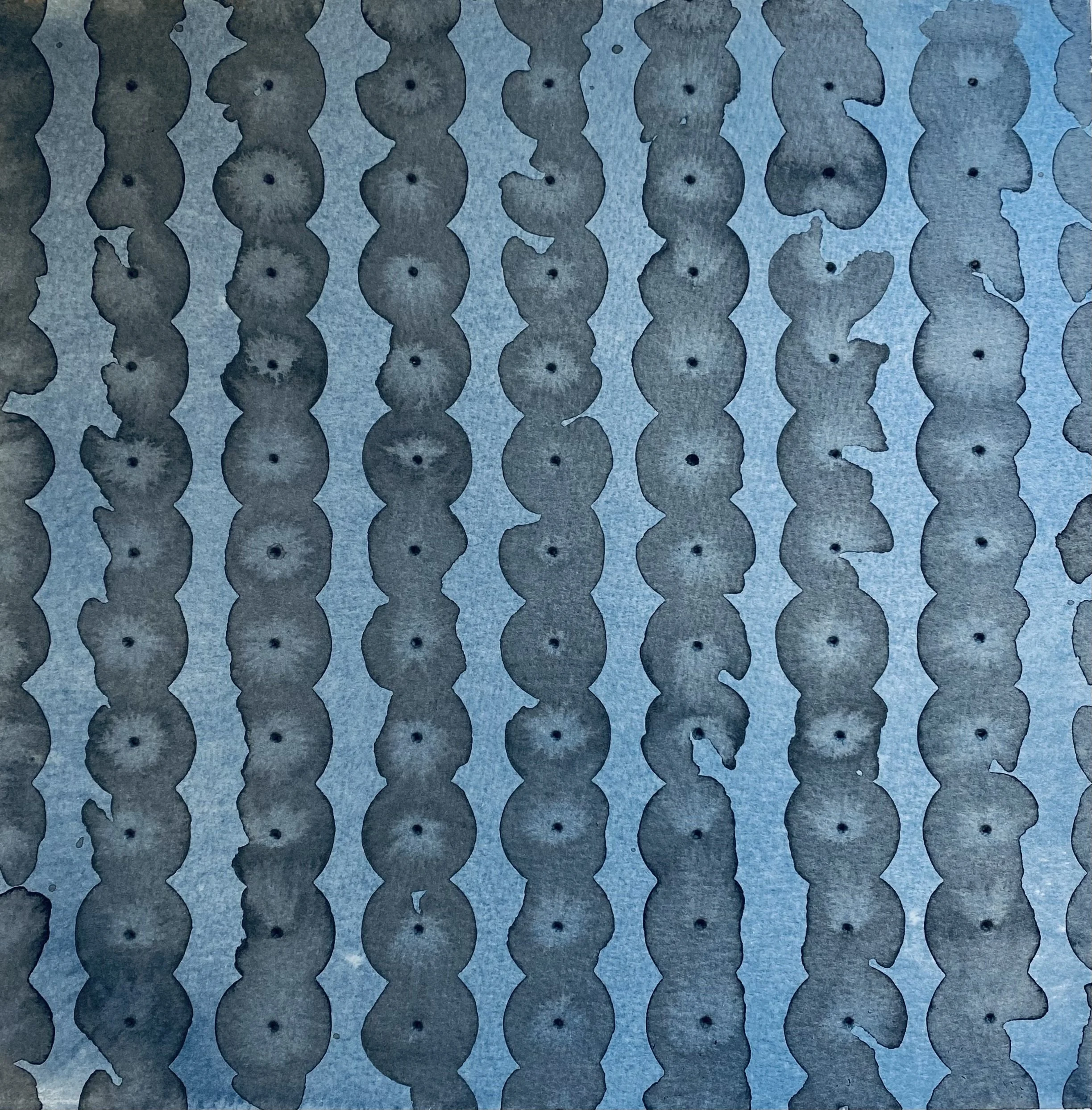 Tim Merrick, 24" x 20" (framed size), Pencil, Sumi Ink on Artist Perforated Paper, 2026