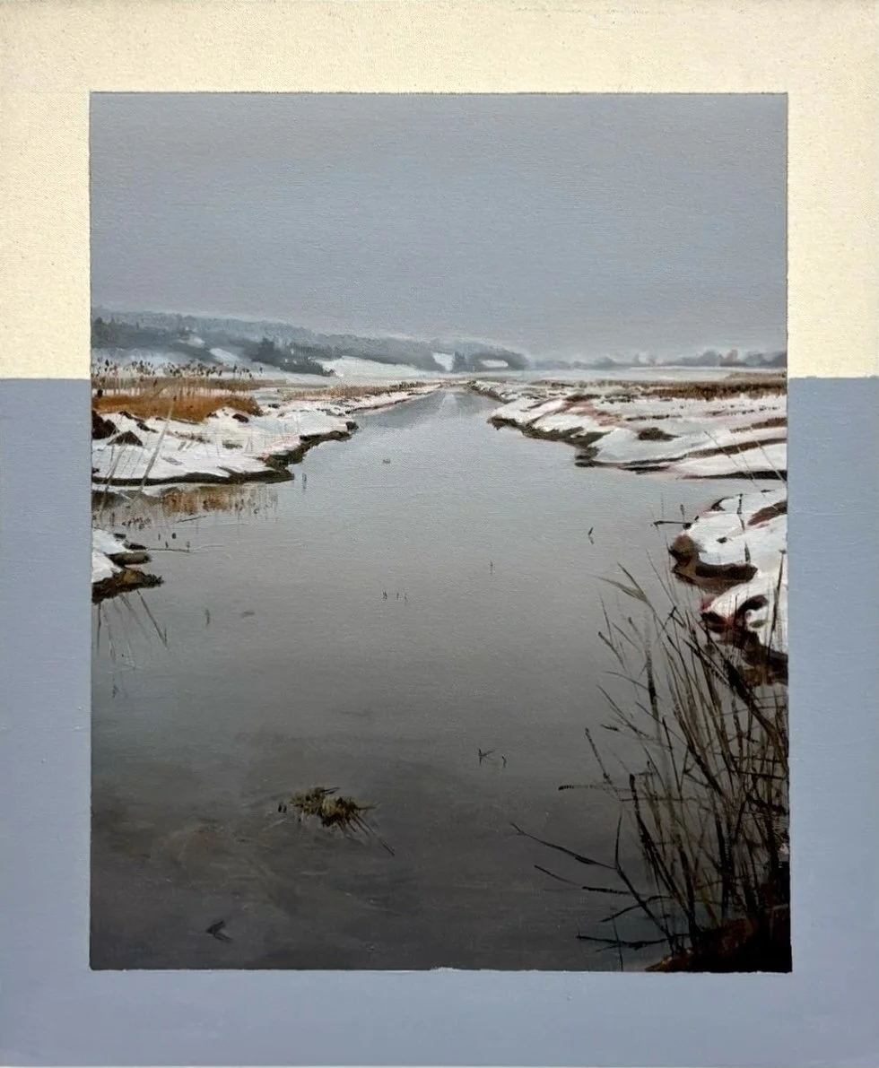 Stephen Alexander Clark, Run Off, 22" x 18 1/4", oil on canvas, 2026 / SOLD