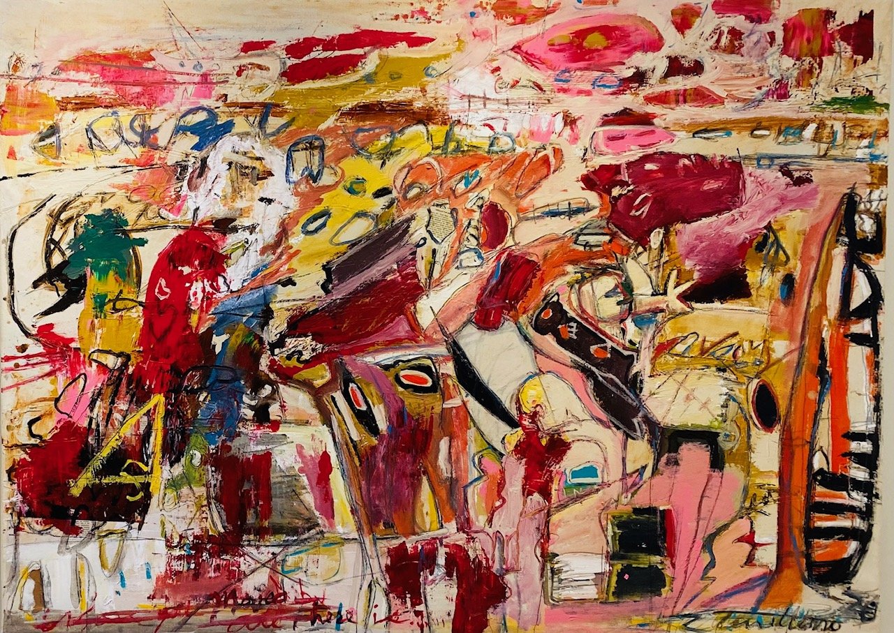 Ralph Turturro, When You are Moved By All There Is, 48" x 66”, acrylic and mixed media on canvas, 2026