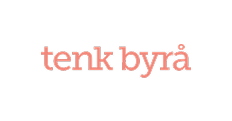 Logo med teksten 'tenk byrå'.