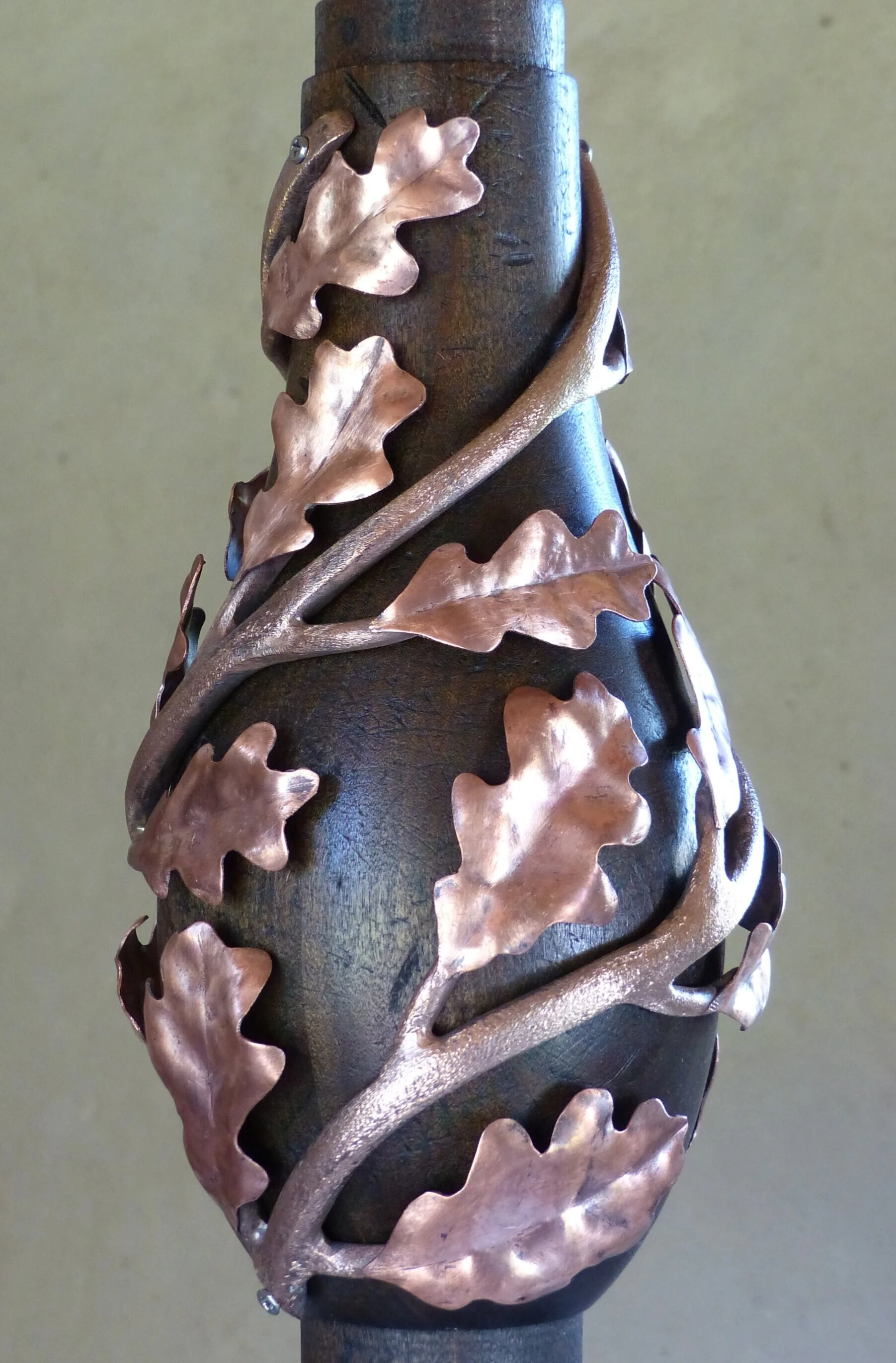 bronze branches and copper leaves