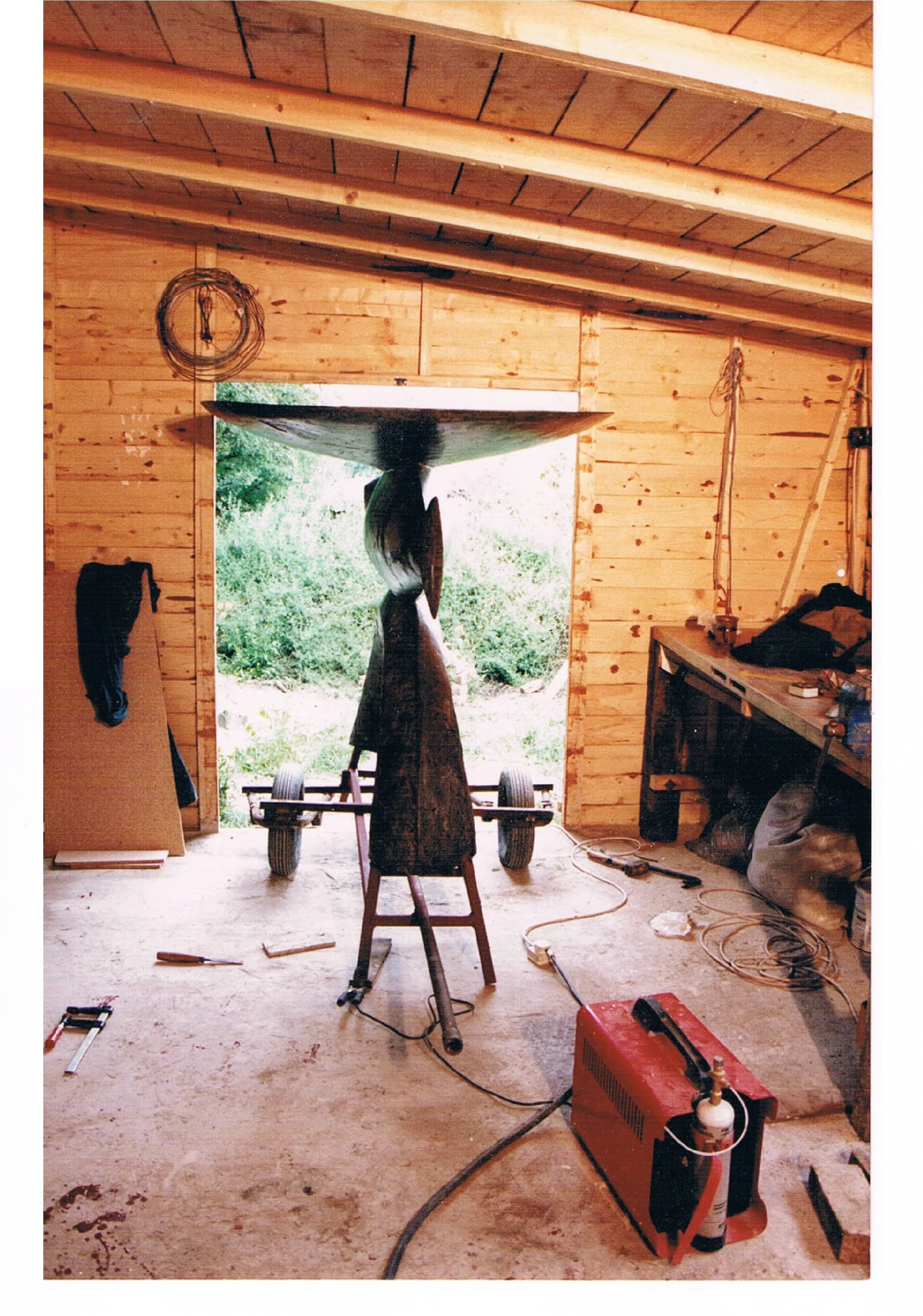 moulded cement fondu fish on wheels (2).jpg