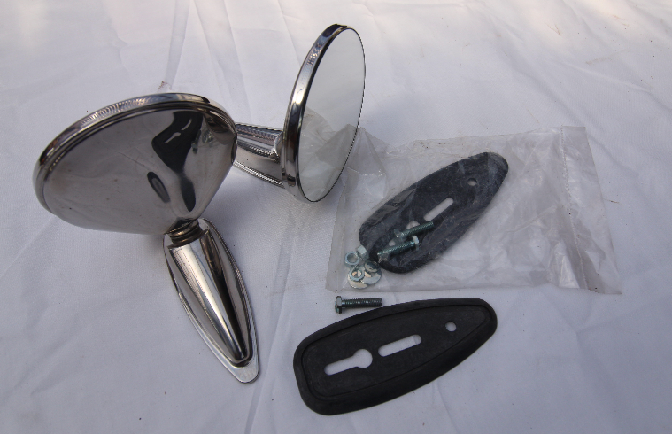 Stainless Steel mirrors (pair) 