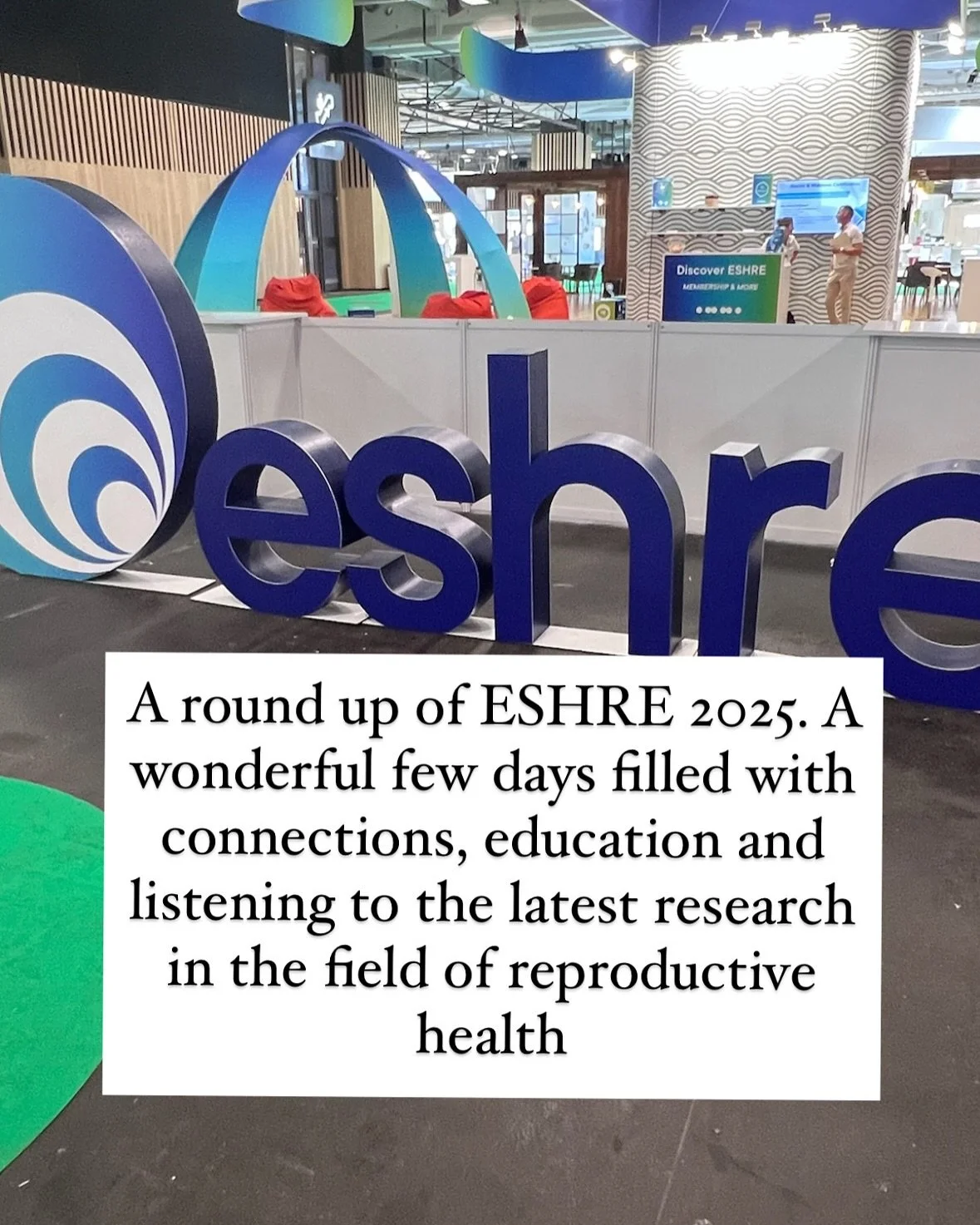 Back from a wonderful time at ESHRE in Paris. Here&rsquo;s what stood out for me. 

- Fertility care is finally shifting - there is now more of a focus on treating the whole person with many factors being taken into account such as nutrition, lifesty