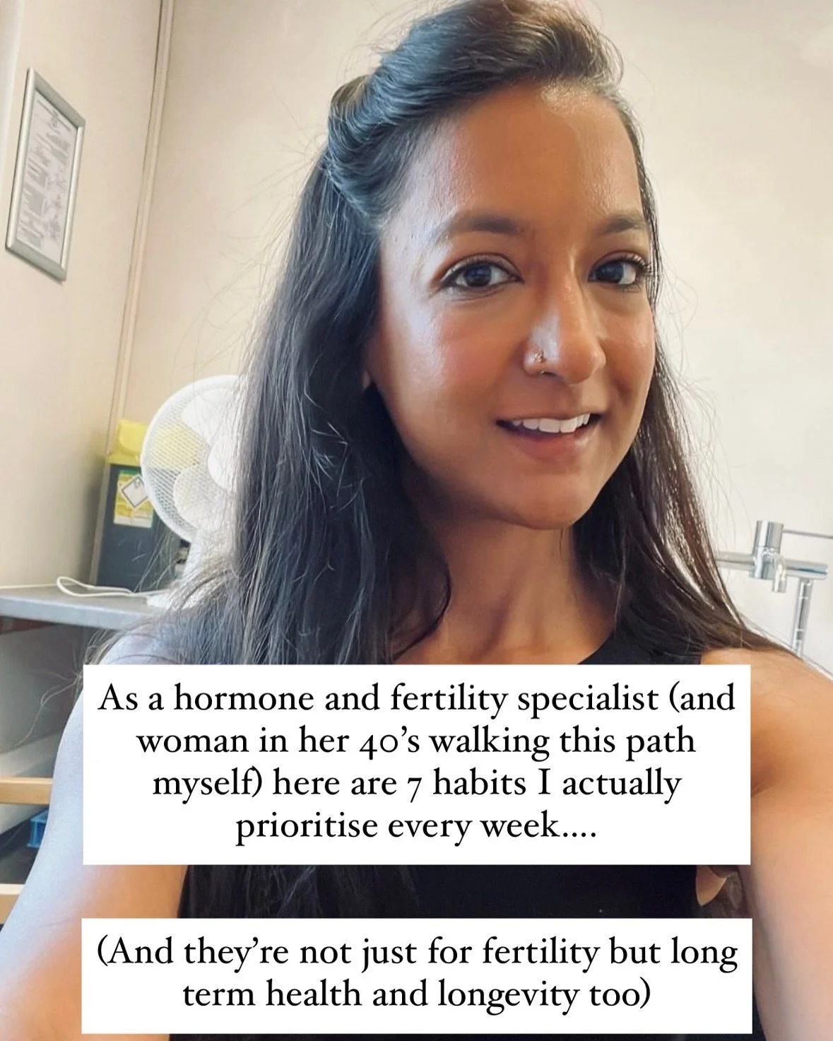 Still trying to conceive in your 40s &mdash; and wondering what actually makes a difference?
⁠
As a hormone and fertility specialist (and woman in her 40s walking this path myself), here are 7 habits I actually prioritise every week &mdash; not just 