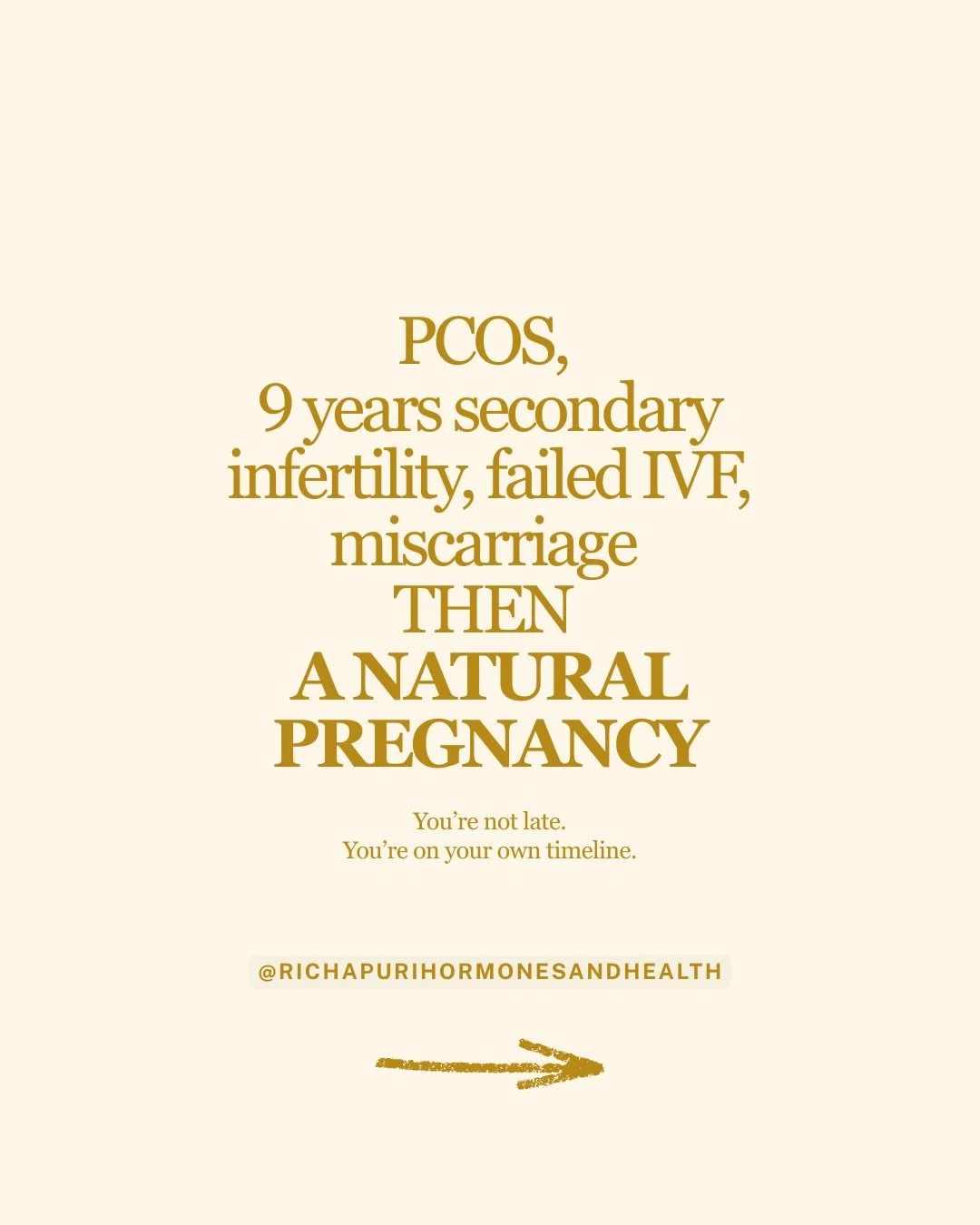 A fertility journey can sometimes feel all consuming and disheartening and IVF can come with its own challenges. 

Sometimes taking a step back and prioritizing your own health and wellbeing can be the best thing you can do for yourself. 

PCOS is an