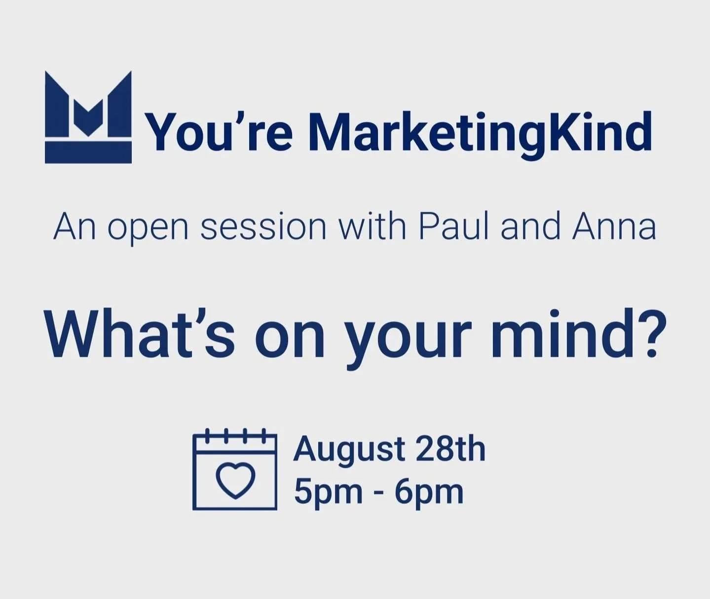 You're MarketingKind with Paul and Anna