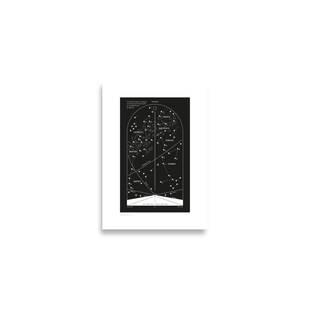 Star Path Print | Hidden Message