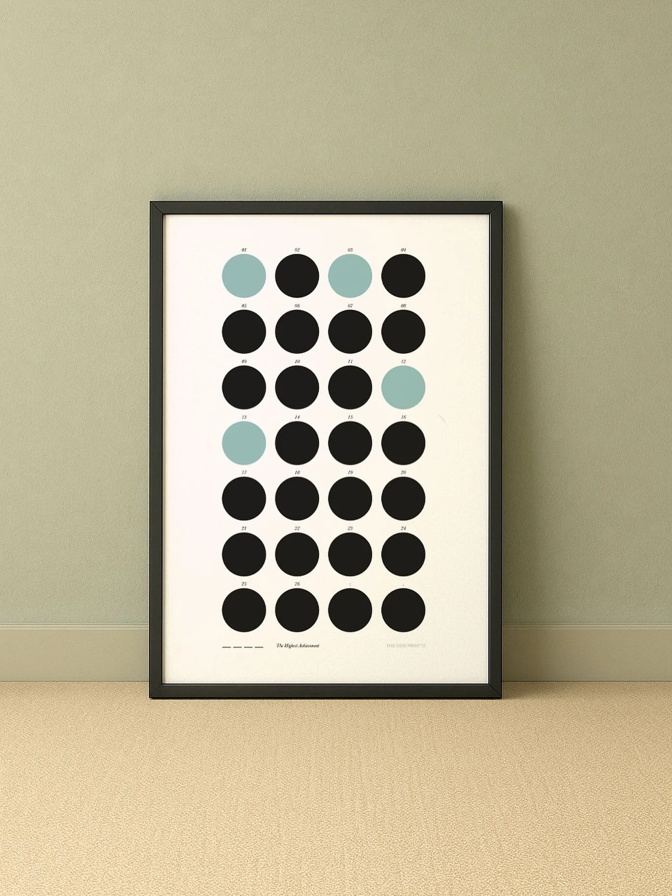 Final print in our series dropping today. Our Hidden Dots prints conceal secret messages in every pattern &mdash; minimalist, curious, and a little bit odd.
 Can you decode the design?

#HiddenDots #TheOddPrintCo #MinimalistDesign #SecretArt #Graphic