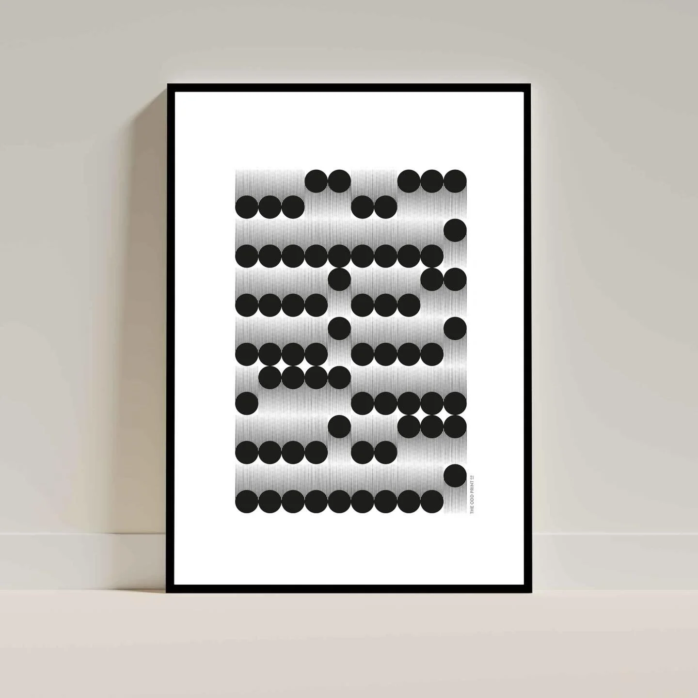 New drop: Knock Twice. There&rsquo;s more than meets the eye 👀
 Our Hidden Dots prints conceal secret messages in every pattern &mdash; minimalist, curious, and a little bit odd. Can you decode the design?

#HiddenDots #TheOddPrintCo #MinimalistDesi