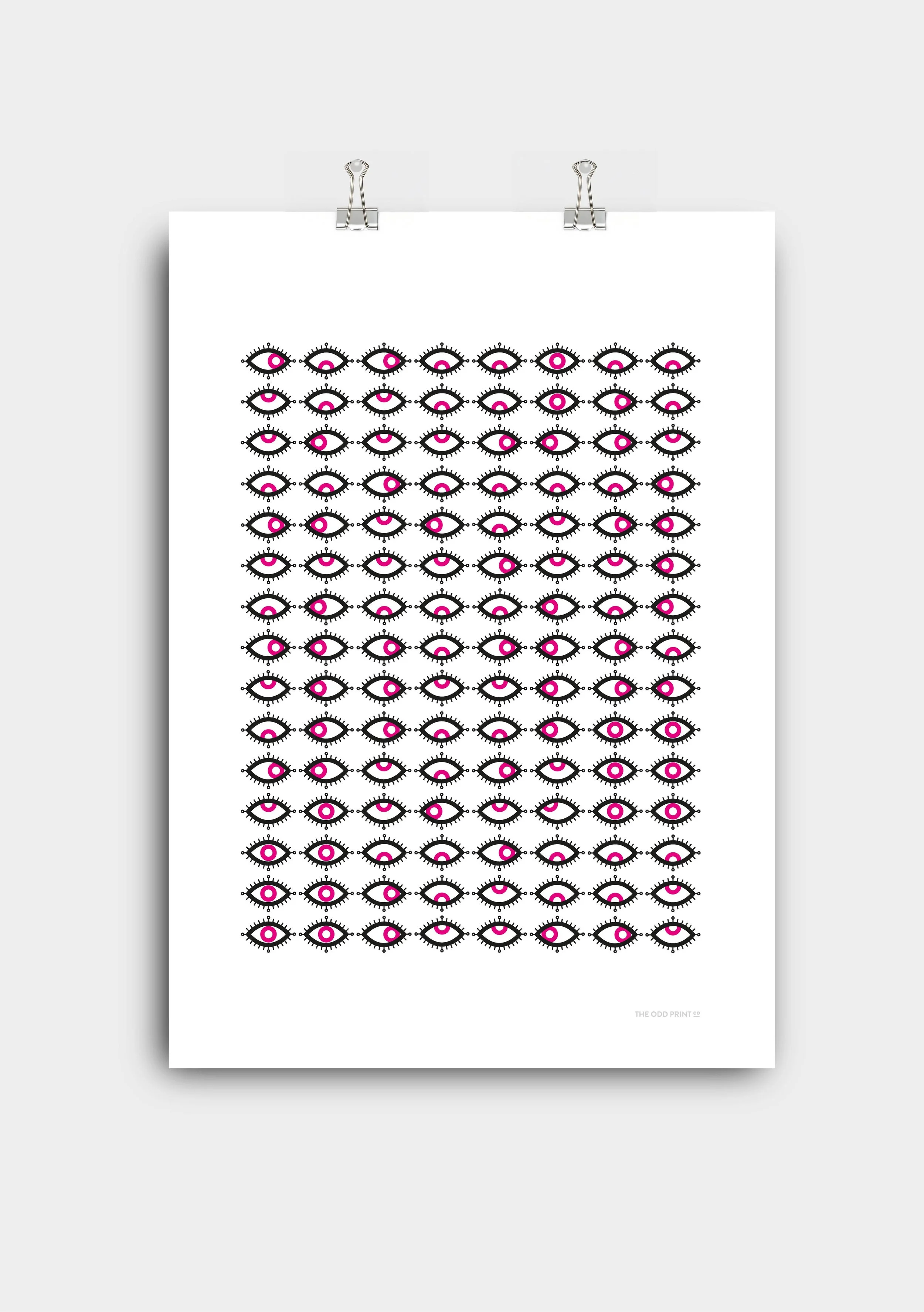 Only Eyes Print | Hidden Message