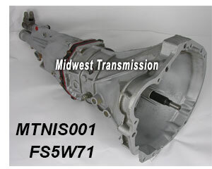 Parts Illustration Nissan FS5W71 5 Speed Manual Transmission