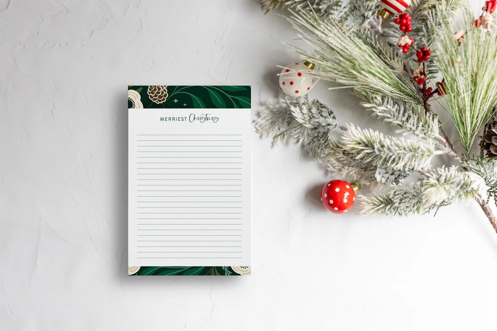 Merriest Christmas Notepad