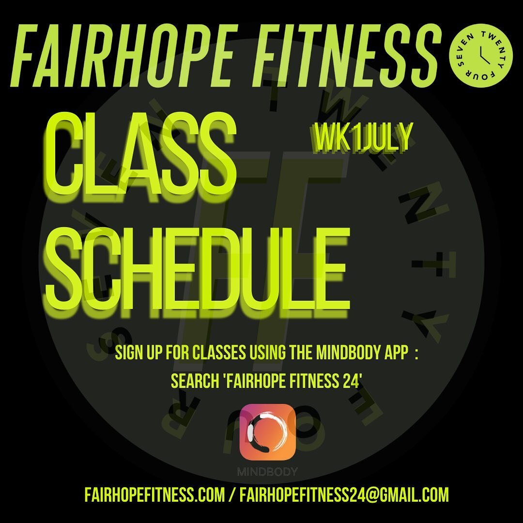 JULY WK 1/ 
When the week starts off with a holiday you know it&rsquo;s going to be good one💪🏼. 
Come move with us in more ways than one! SPIN &bull; BARRE &bull; HIIT &bull; STRENGTH classes all included with your membership or can be purchased as