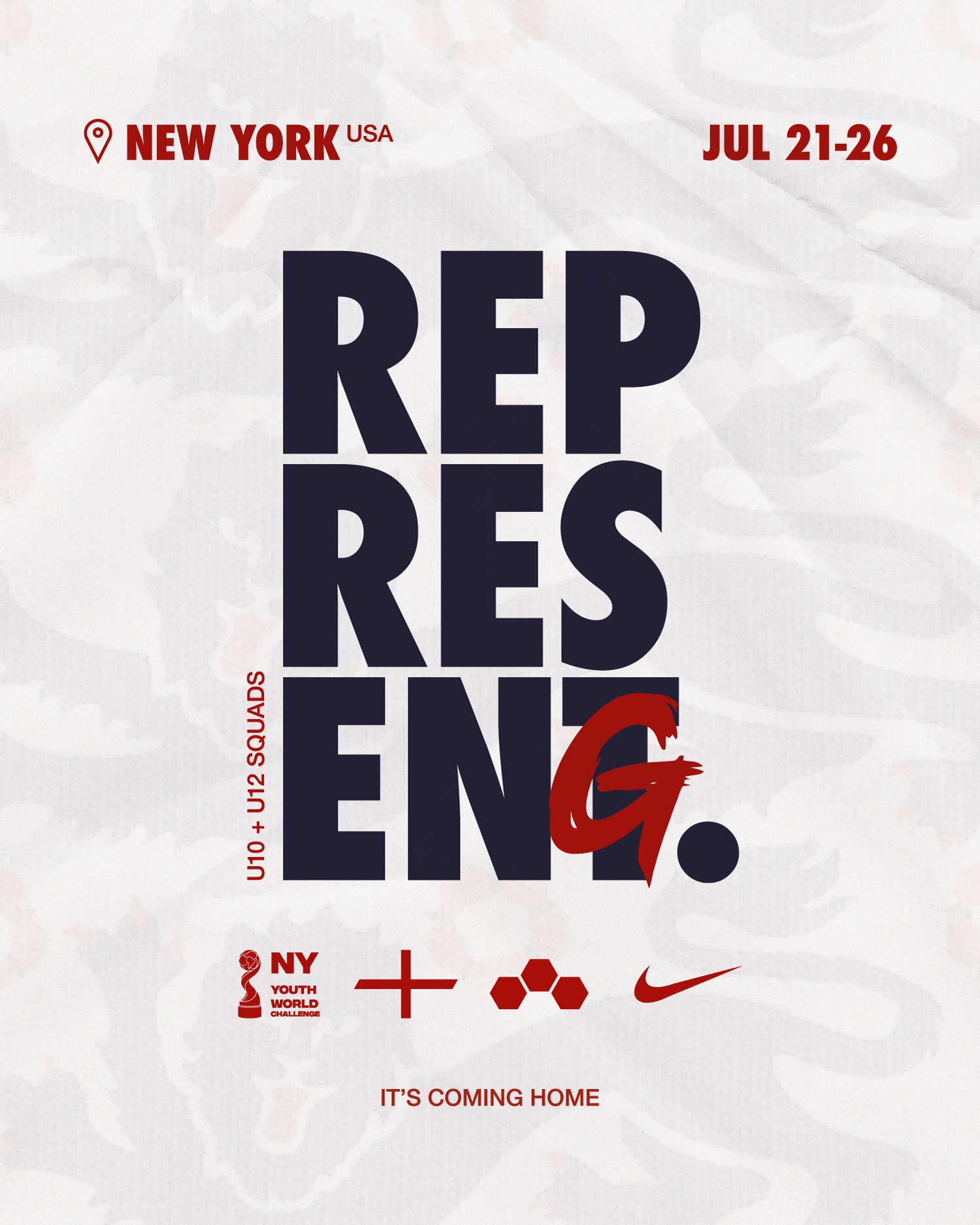 We Are Team England.