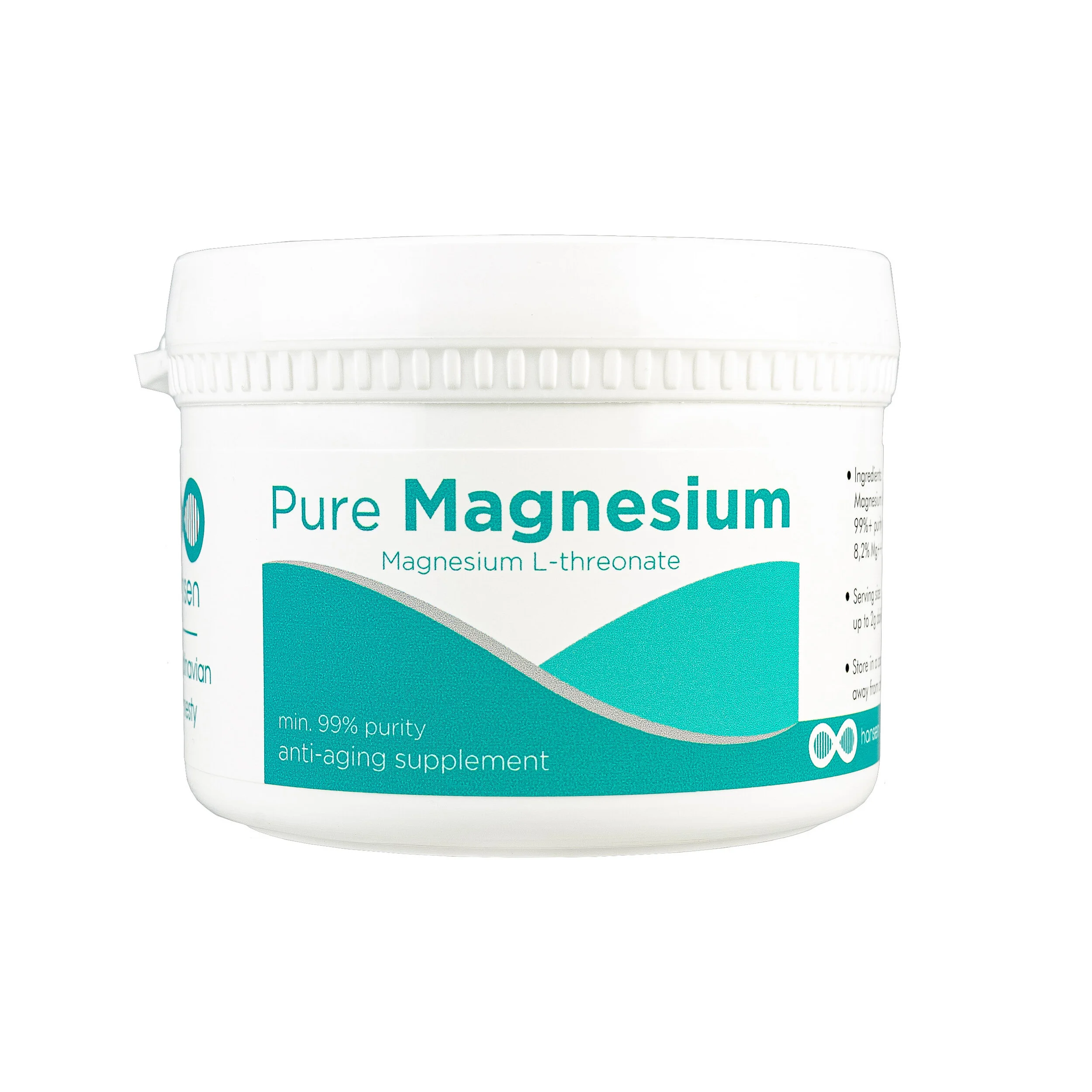 Magnesium Lthreonate. 99 pure. — Hansen Supplements Pure NMN
