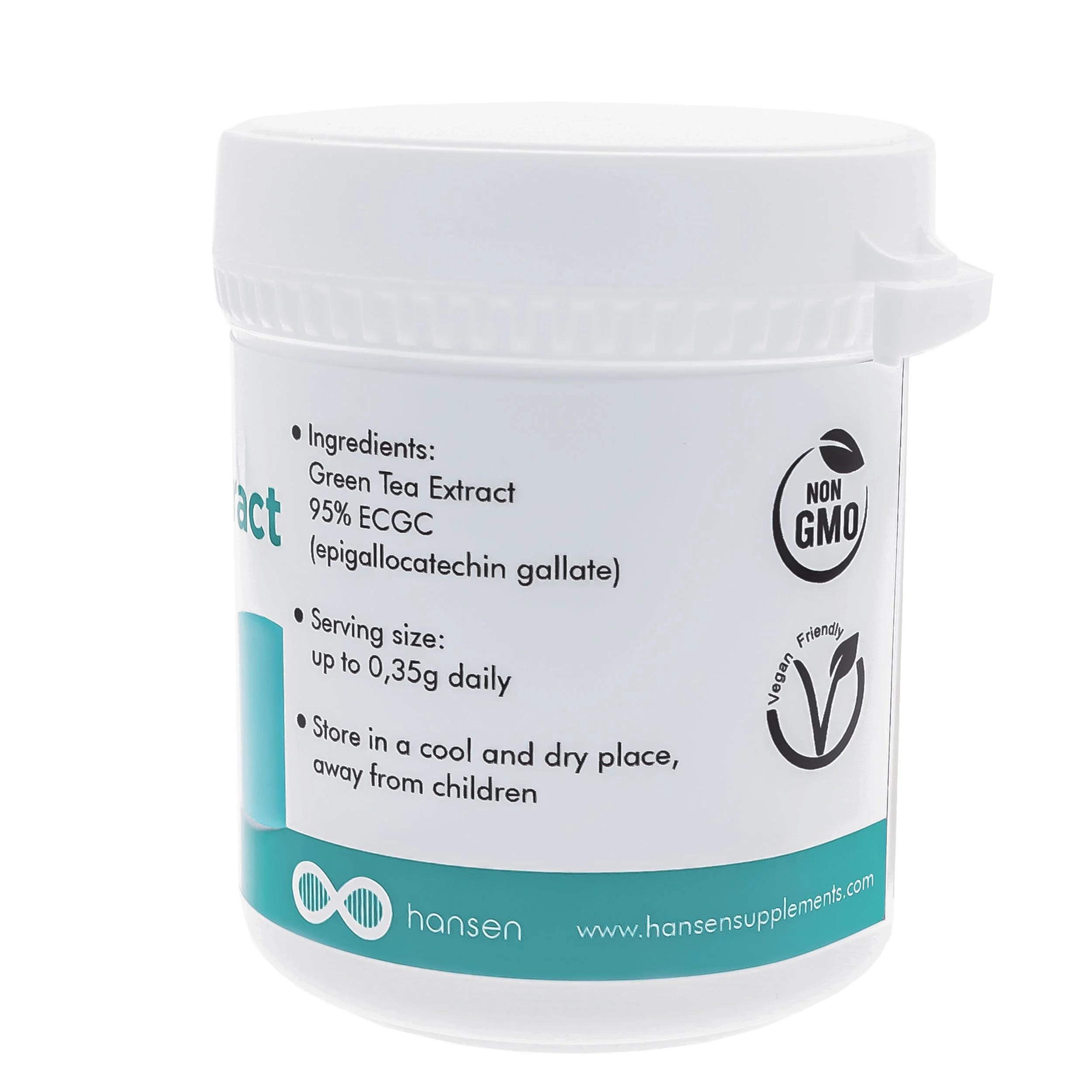 Green Tea Extract 95 powder 30g (1.23€/g) — Hansen Supplements