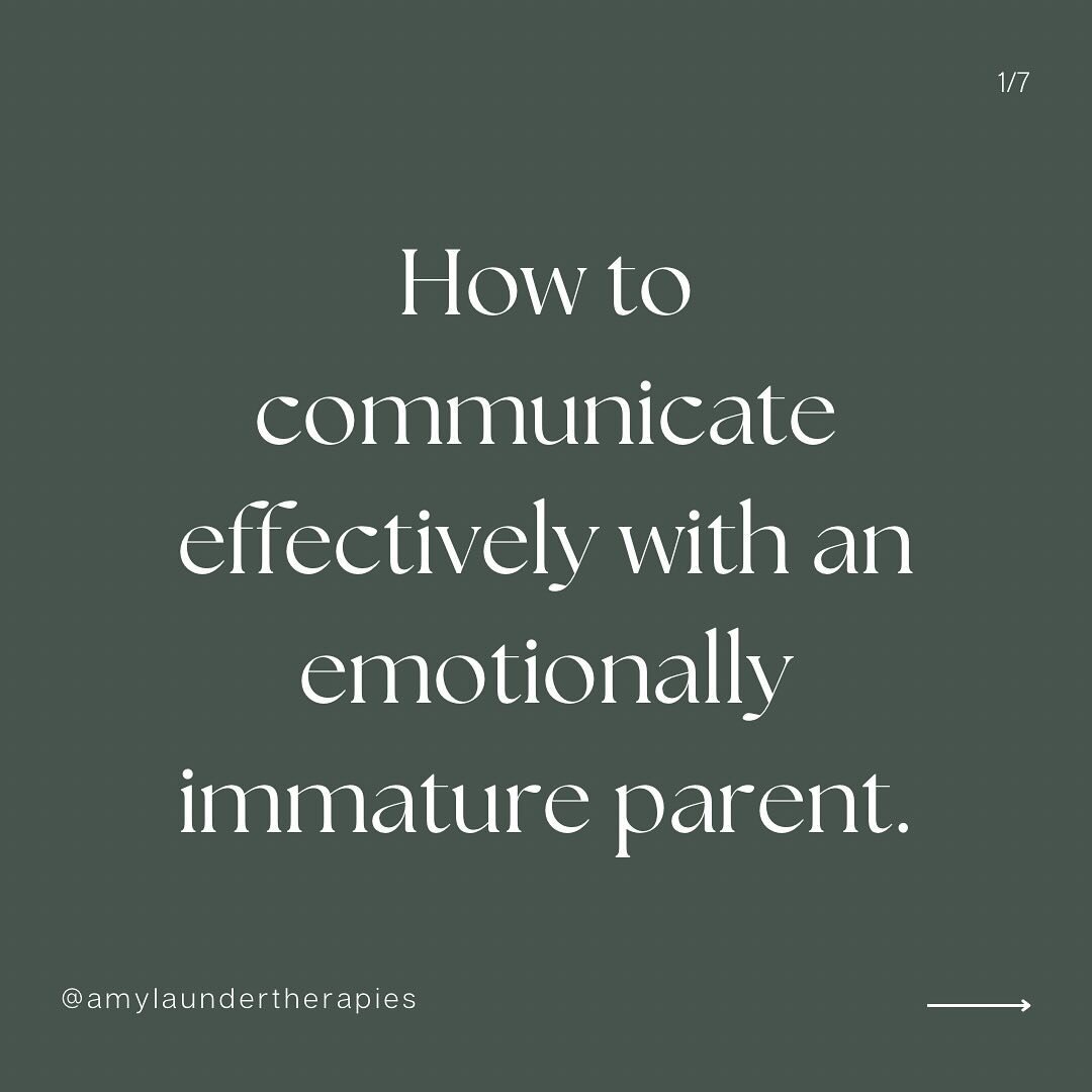 👉🏻 s w i p e 👉🏻
.
#emotionallyimmatureparents #emotionalimmaturity #narcawareness #parents #childhood #recoveringfromchildhood #therapist #therapy #counsellor #counselling #emotionalmaturity #boundaries