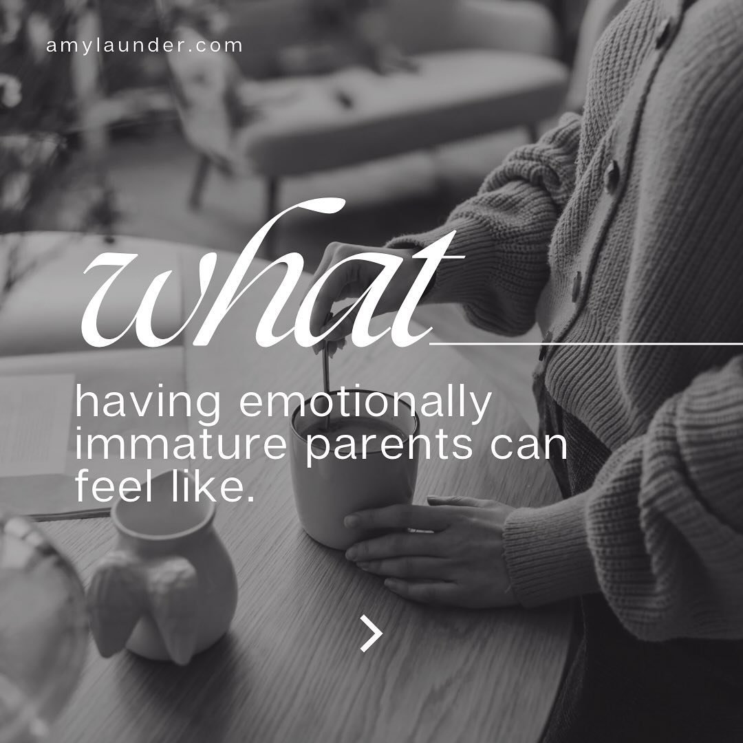 Growing up with an emotionally immature parent can feel incredibly isolating. You may not realise it at the time, but there is so much self-abandonment involved in that kind of childhood.
.
You are enough. You&rsquo;ve always been enough. And you des