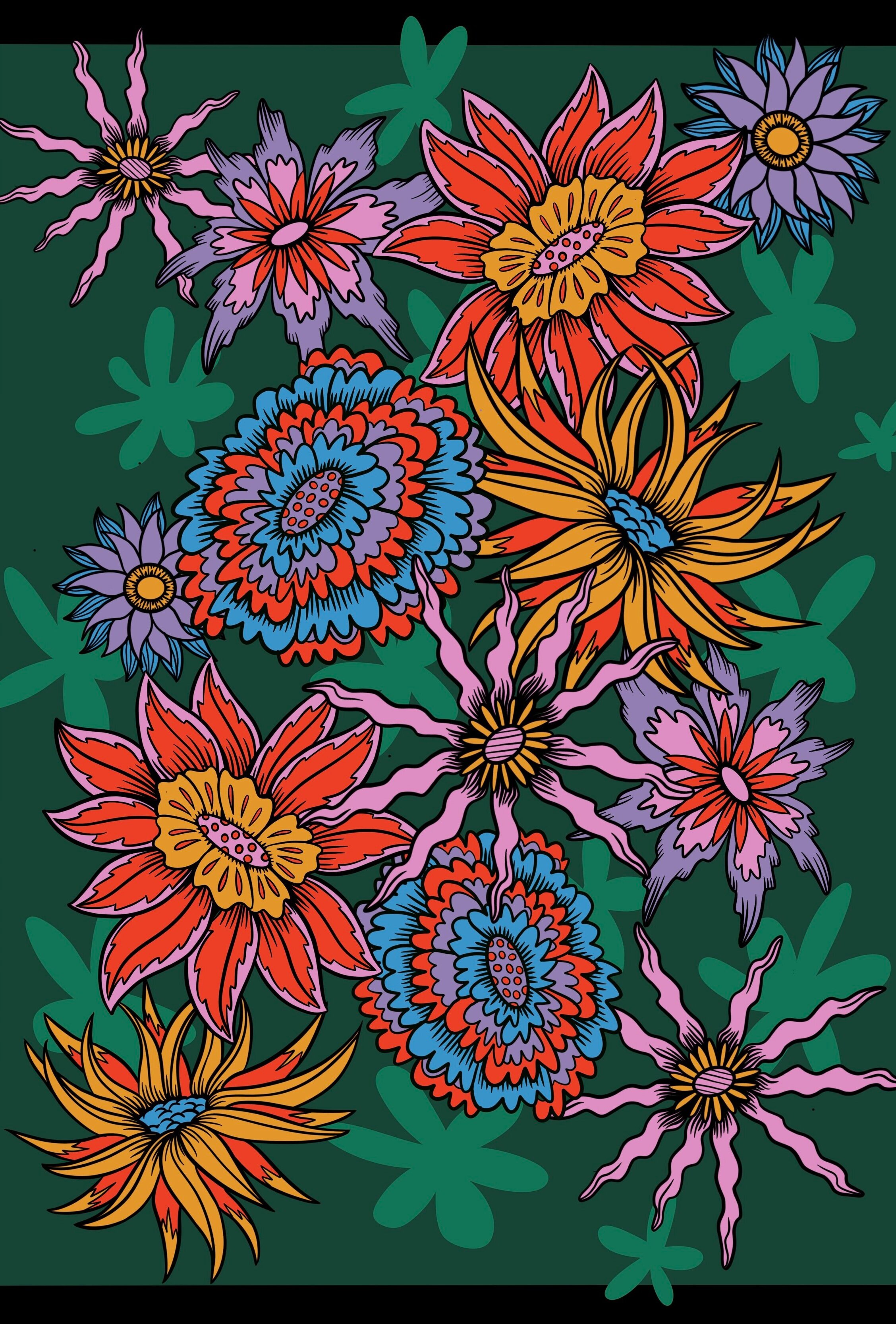 'Janis' Floral pattern
