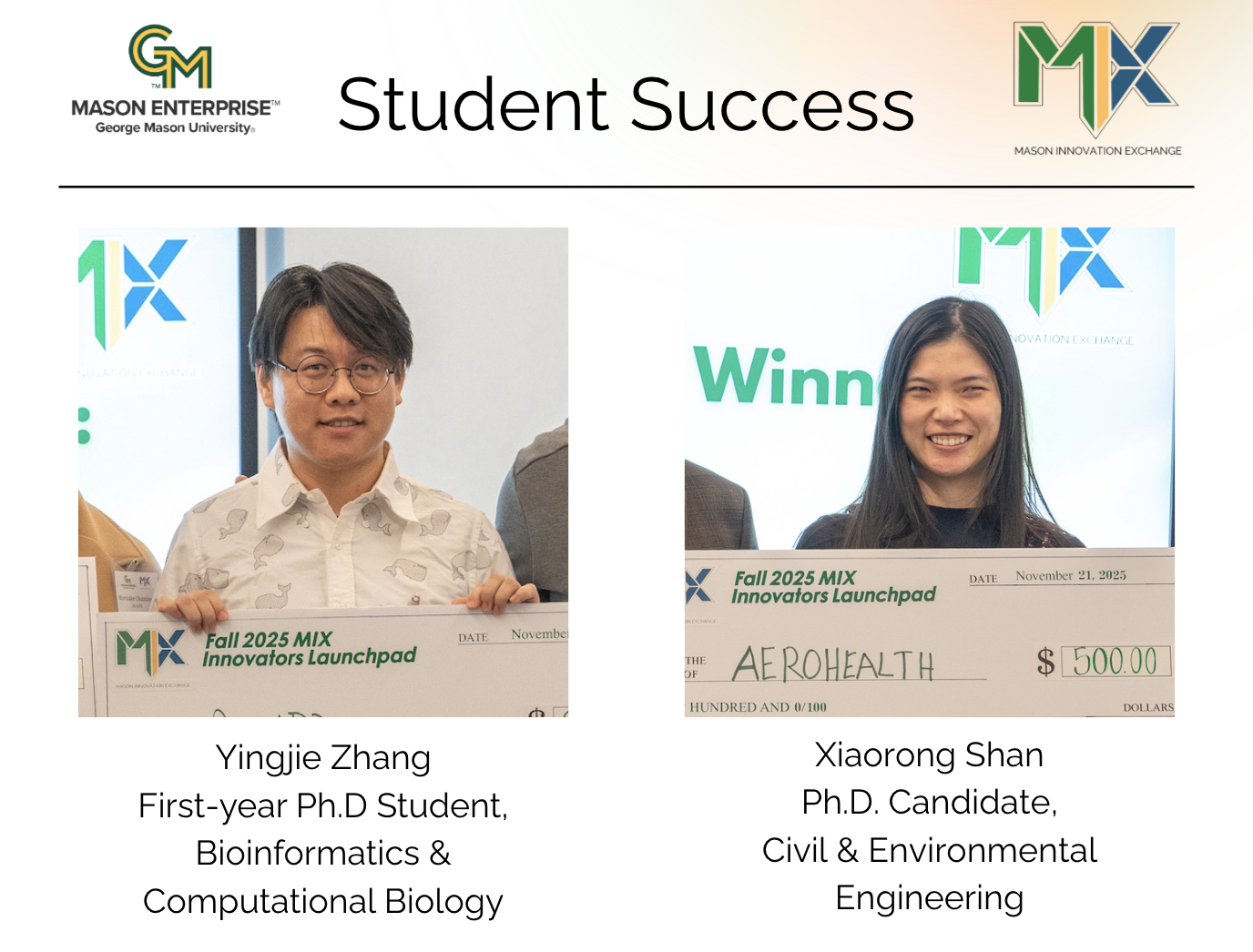 MIX Innovators Launchpad Student Entrepreneurs Receive 2026 COVES Policy Fellowship