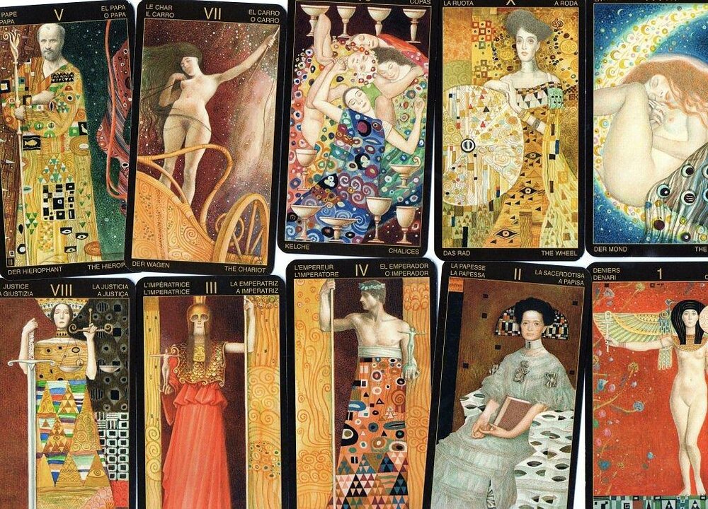 Gustav Klimt Golden Tarot
