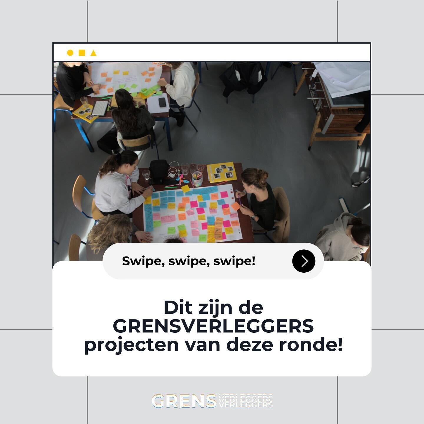 Vandaag en morgen stellen we de 8 GRENSVERLEGGERS projecten van deze ronde aan je voor. Vandaag de eerste 4: Alleen maar samen, Rondgepraat, Reis naar Kennis en WachtWijzer.

Ben jij benieuwd naar deze projecten en wil je meer weten? Lees dan de blog