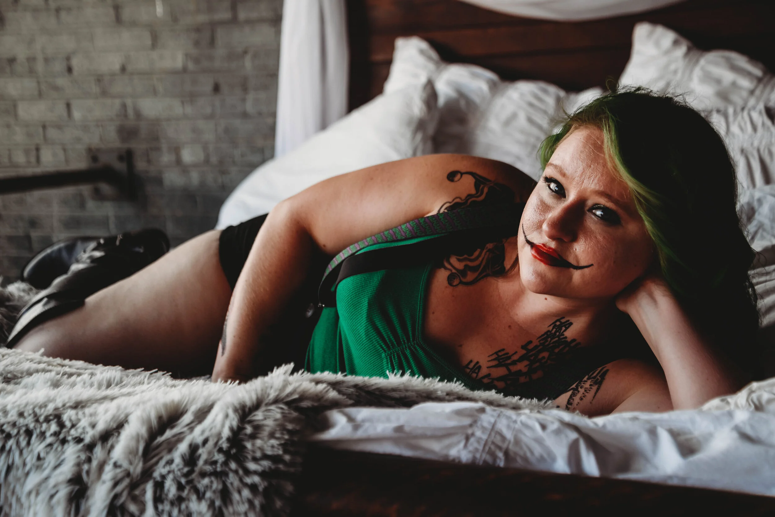 These are the shoots I was born for. Throw us in a room full of costumes and makeup with childhood friends and this is what you get. Whores for Horror.