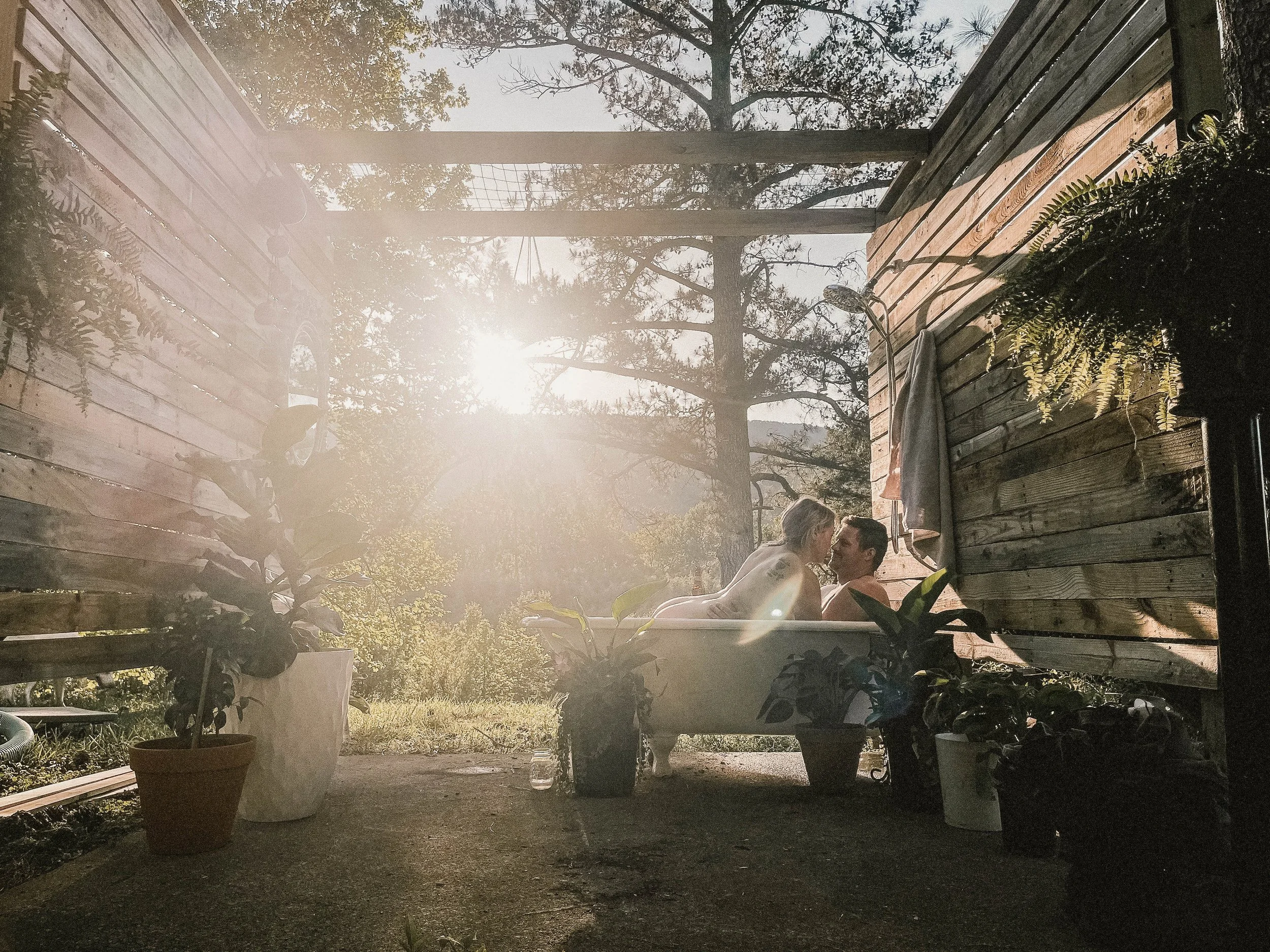 The shower set is complete!